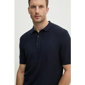 BOSS tricou polo barbati, culoarea albastru marin, neted, 50519615 imagine