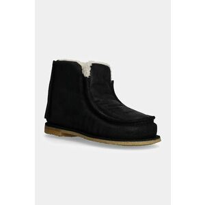 JW Anderson cizme de zapada din piele intoarsa Ankle Boot femei, culoarea negru, ANW43065A imagine