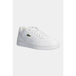 Lacoste sneakers din piele T-Clip Set culoarea alb, 48SMA0031 imagine