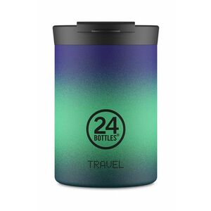 24bottles cana termica Travel Tumbler 350ml Borealis culoarea verde, Travel.Tumb.350.Boreal imagine