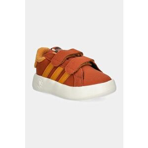 adidas sneakers pentru copii GRAND COURT Bambi CF culoarea maro, IF4047 imagine