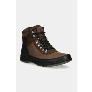 Sorel pantofi ANKENY II HIKER PLUS WP barbati, culoarea maro, 2084841256 imagine