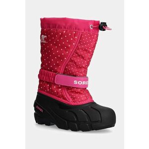 Sorel cizme de iarna copii CHILDRENS FLURRY BO culoarea roz, 2114091 imagine