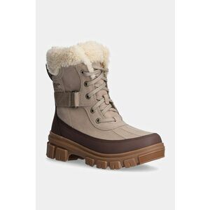 Sorel bocanci de piele TORINO V PARC WP OUTDRY culoarea bej, 2106721264 imagine