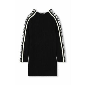 Marc Jacobs rochie din amestec de lână pentru copii culoarea negru, mini, drept, W60235 imagine