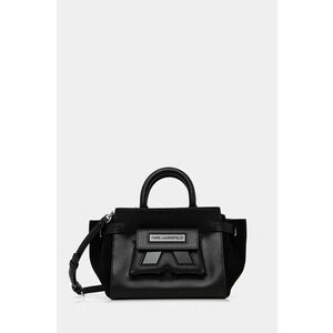 Karl Lagerfeld poseta de piele culoarea negru, 246W3055 imagine