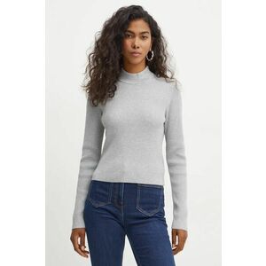 MICHAEL Michael Kors pulover femei, culoarea gri, cu turtleneck, MF461267BX imagine