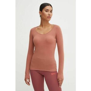 Icebreaker longsleeve funcțional Siren culoarea bordo, IB10319401M1 imagine