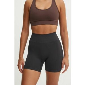 Hummel pantaloni scurți de antrenament Define culoarea negru, neted, high waist, 224138 imagine