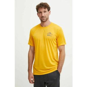 Jack Wolfskin tricou sport Vonnan culoarea portocaliu, cu imprimeu, A62314 imagine