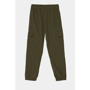 adidas Originals pantaloni de trening pentru copii CARGO PANTS culoarea verde, neted, IX7619 imagine