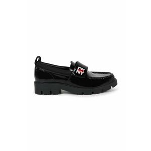 Dkny mocasini din piele pentru copii culoarea negru, D62081 imagine