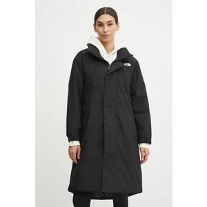 The North Face geaca Padded Long Length Parka femei, culoarea negru, de iarna, NF0A89H0JK31 imagine