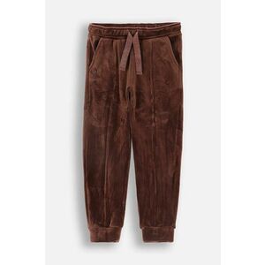 Coccodrillo pantaloni de trening pentru copii culoarea maro, neted, RODEO GIRL KIDS imagine