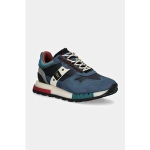 Blauer sneakers HERON culoarea albastru marin, F4HERON02.COS imagine