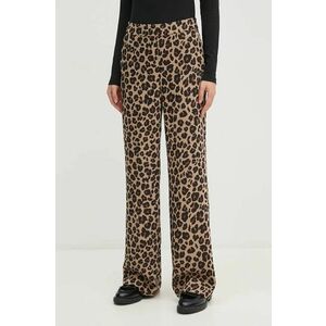 Joop! pantaloni femei, culoarea bej, drept, high waist, 30044018 imagine