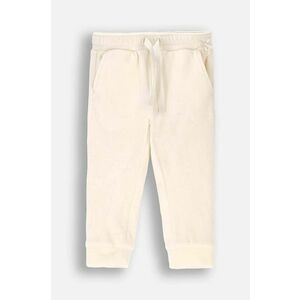 Coccodrillo pantaloni de trening pentru copii culoarea bej, neted, CUTE GIRL NEWBORN imagine