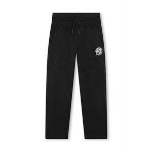 Dkny pantaloni de trening pentru copii culoarea negru, neted, D60226 imagine