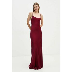 Victoria Beckham rochie culoarea rosu, maxi, evazati, 1424WDR005234A imagine