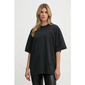 Nanushka tricou din bumbac WREN femei, culoarea negru, NU24CRSH00499 imagine