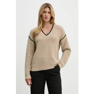 Bruuns Bazaar pulover SimonaBBBenia knit femei, culoarea bej, călduros, BBW4100 imagine