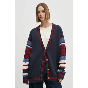 Pepe Jeans cardigan HARPER femei, culoarea albastru marin, PL702203 imagine