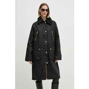 Barbour geaca femei, culoarea negru, de tranzitie, LWX1398 imagine