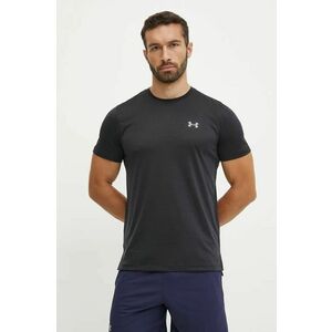 Under Armour tricou de alergare Launch culoarea negru, neted, 1382582 imagine