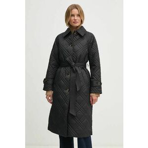 Barbour geaca femei, culoarea negru, de tranzitie, LQU1754 imagine