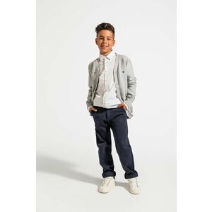 Coccodrillo pantaloni copii culoarea albastru marin, neted, BACK TO SCHOOL BOY imagine