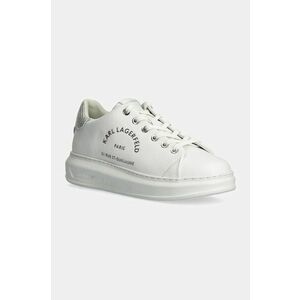 Karl Lagerfeld sneakers din piele KAPRI culoarea alb, KL62538F imagine