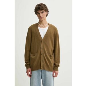 Levi's cardigan din lana culoarea maro, A8621 imagine