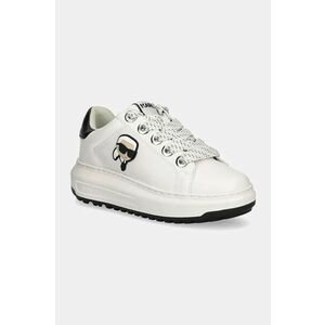 Karl Lagerfeld sneakers din piele KAPRI culoarea alb, KL67530 imagine