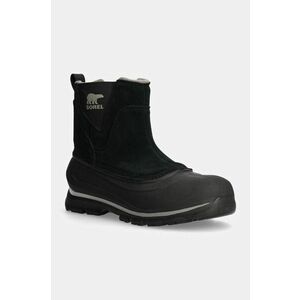 Sorel pantofi de piele intoarsa BUXTON PULL ON WP 24 barbati, culoarea negru, 2084911010 imagine