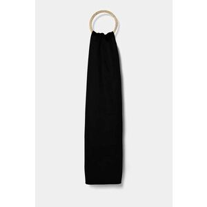 Ivy Oak fular femei, culoarea negru, neted, IO210070 imagine