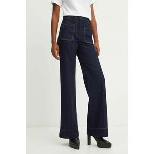 Victoria Beckham jeansi femei, culoarea albastru marin, 1424DJE005218G imagine