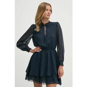 Pepe Jeans rochie OTTO culoarea albastru marin, mini, evazati, PL953612 imagine