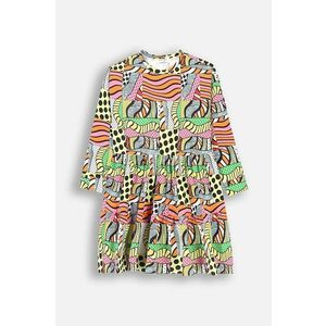 Coccodrillo rochie fete culoarea alb, mini, evazati, CARTOONS GIRL KIDS imagine