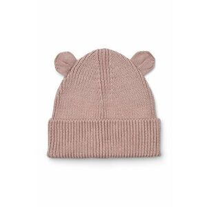 Liewood caciula de bumbac pentru copii Gina beanie with ears culoarea roz, bumbac, LW15032 imagine