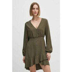 Pepe Jeans rochie KENDALL culoarea verde, mini, evazati, PL953610 imagine