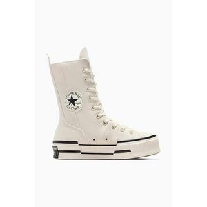 Converse tenisi Chuck 70 Plus Xhi femei, culoarea alb, A08261C imagine