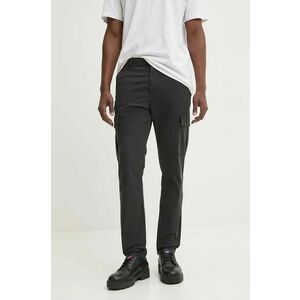 Tommy Jeans pantaloni barbati, culoarea negru, cu fason cargo, DM0DM19489 imagine