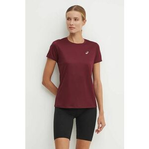 Asics tricou de alergare Core culoarea bordo, 2012C335 imagine