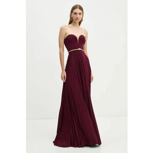 Elisabetta Franchi rochie culoarea rosu, maxi, evazati, AB62847E2 imagine