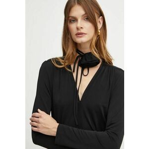 Marella bluza femei, culoarea negru, neted, 2423946102200 imagine