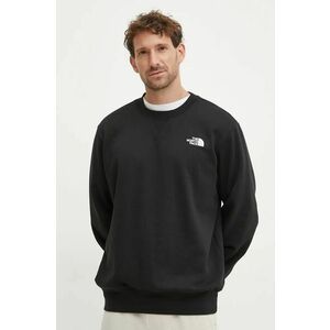 The North Face bluza Essential Crew barbati, culoarea negru, neted, NF0A89ETJK31 imagine