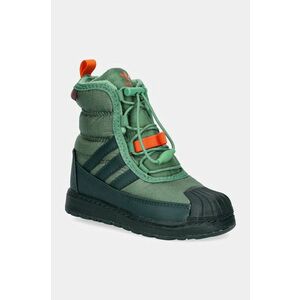 adidas Originals cizme de iarna copii SUPERSTAR 360 BOOT 2.0 culoarea verde, ID4051 imagine