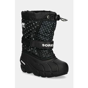 Sorel cizme de iarna copii CHILDRENS FLURRY BO culoarea negru, 2114092 imagine