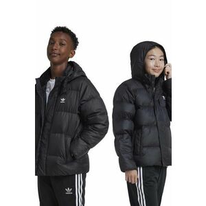 adidas Originals geaca de puf pentru copii DOWNACKET ELO culoarea negru, IY7498 imagine