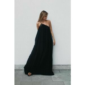 MUUV. rochie AISE culoarea negru, maxi, evazati imagine